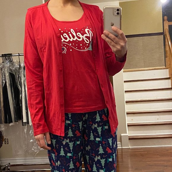 3 Piece Cardigan Pajama Set (Kim Rogers®) - Picture 5 of 7